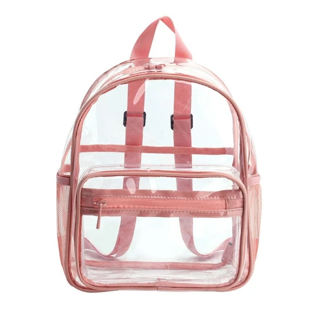 Brand NEW 🩷 Pink Clear Backpack 🎒